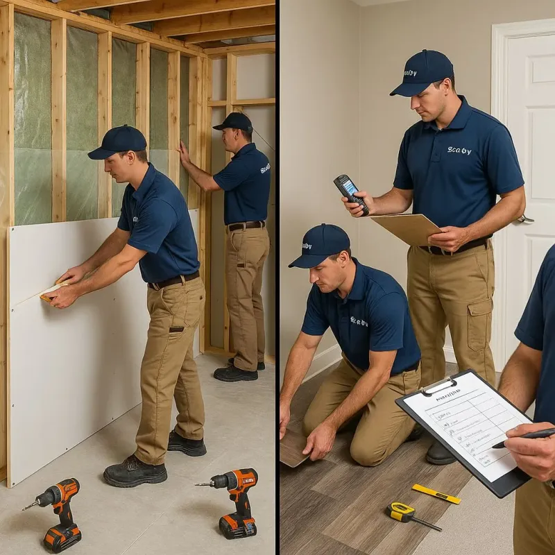 Repairs and Reconstruction process in Cooperstown, ND